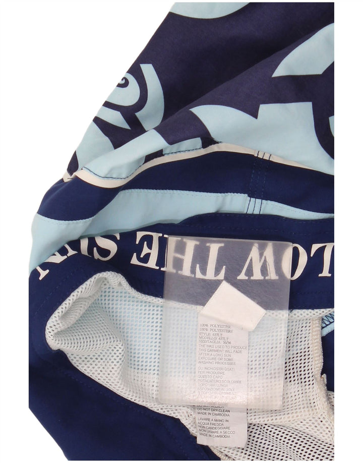 Sundek Mens Swimming Shorts Large  Navy Blue Colourblock Polyester