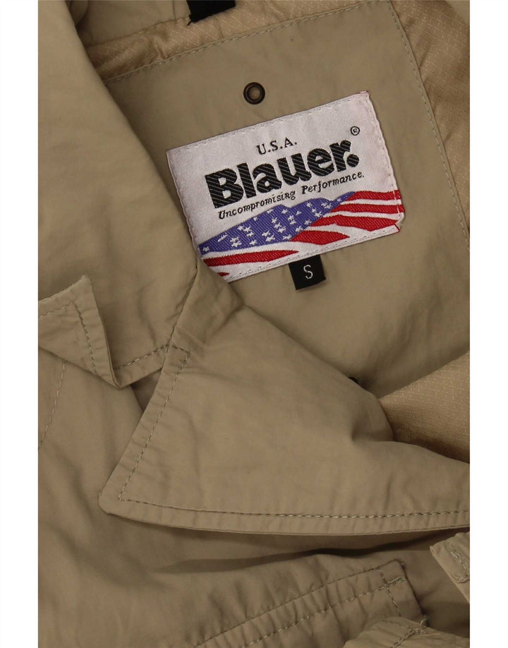 Blauer Womens Military Jacket UK 10 Small Khaki