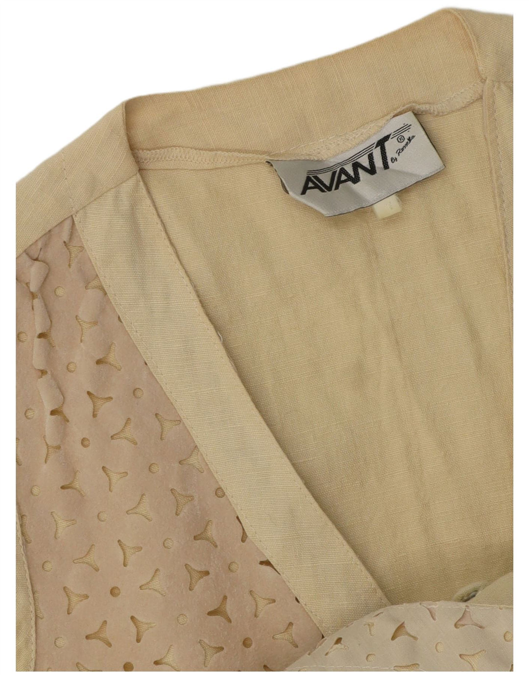 Avant Womens Waistcoat UK 14 Medium Beige
