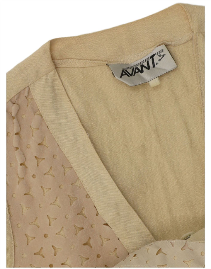 Avant Womens Waistcoat UK 14 Medium Beige