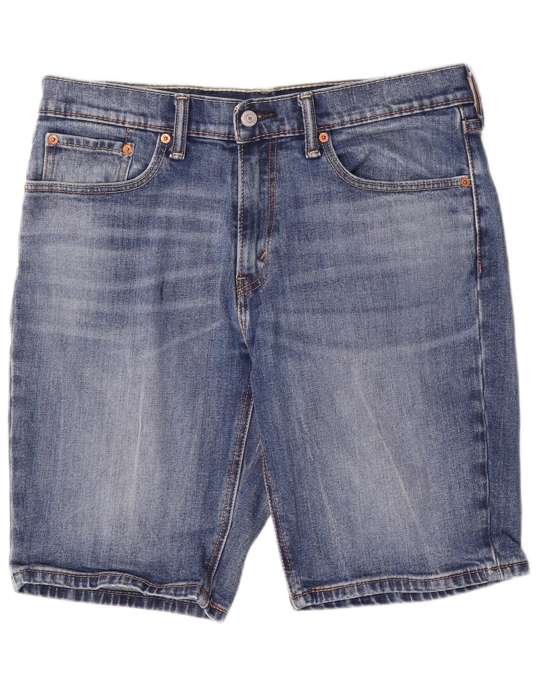 Levi's Mens 541 Denim Shorts W32 Medium Blue Cotton