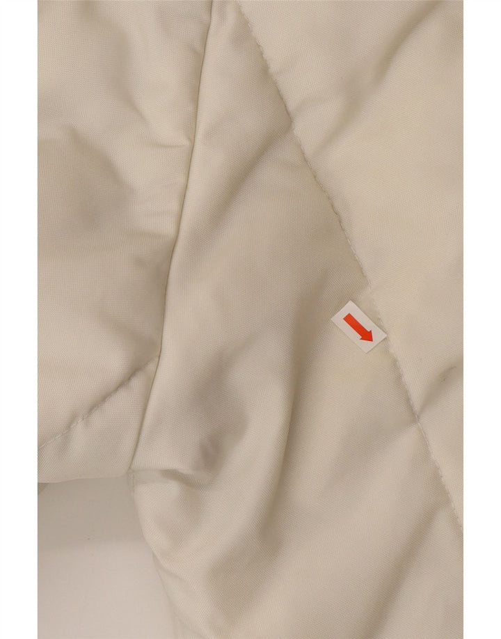 Refrigiwear Womens Cruzcampo Padded Coat UK 14 Medium Off White Colourblock