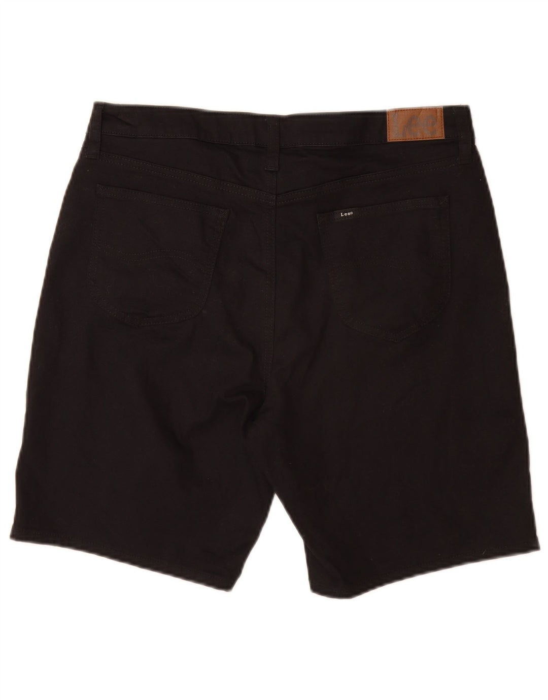 Lee Womens Denim Shorts US 12 Large W32  Black Cotton