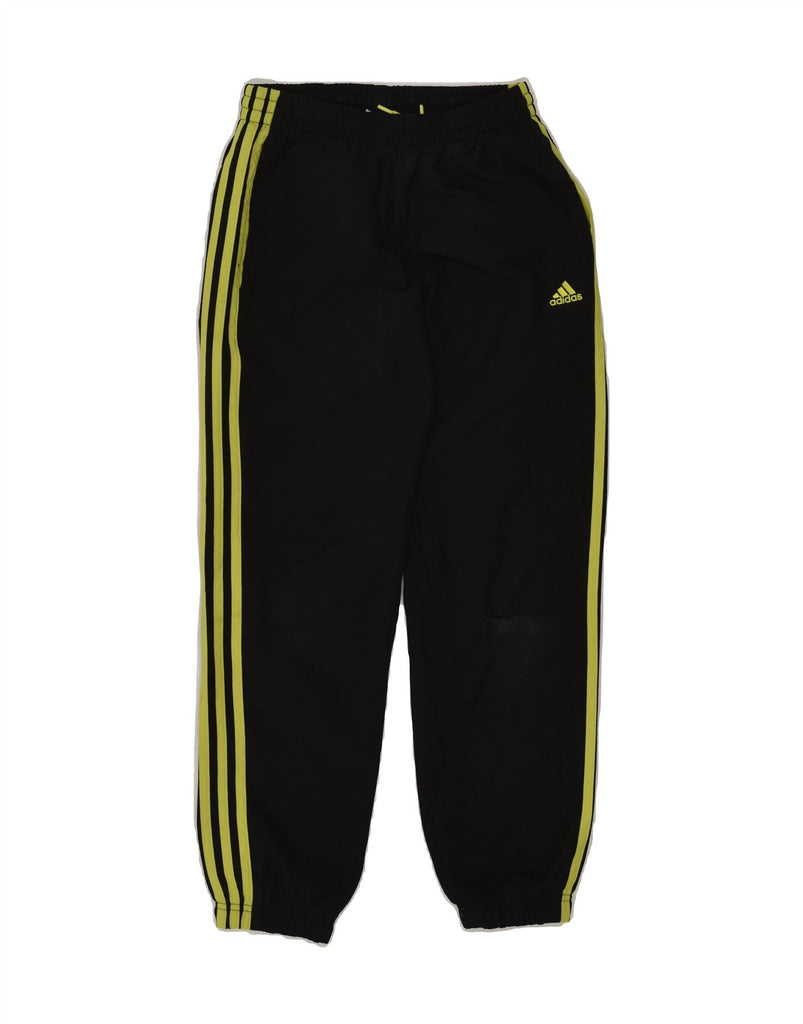 ADIDAS Boys Tracksuit Trousers Joggers 11-12 Years Black Polyester | Vintage Adidas | Thrift | Second-Hand Adidas | Used Clothing | Messina Hembry 