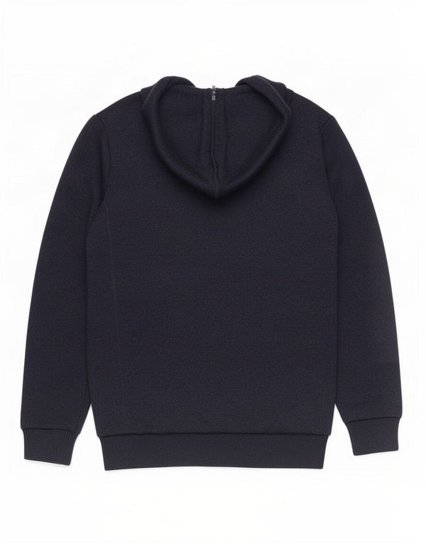 Mountain Warehouse Mens Sherpa Zip Hoodie Sweater Small Navy Blue Flecked