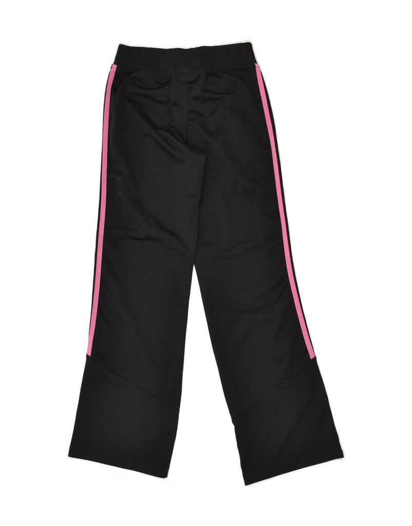 ADIDAS Girls Tracksuit Trousers 11-12 Years Black Polyester | Vintage Adidas | Thrift | Second-Hand Adidas | Used Clothing | Messina Hembry 