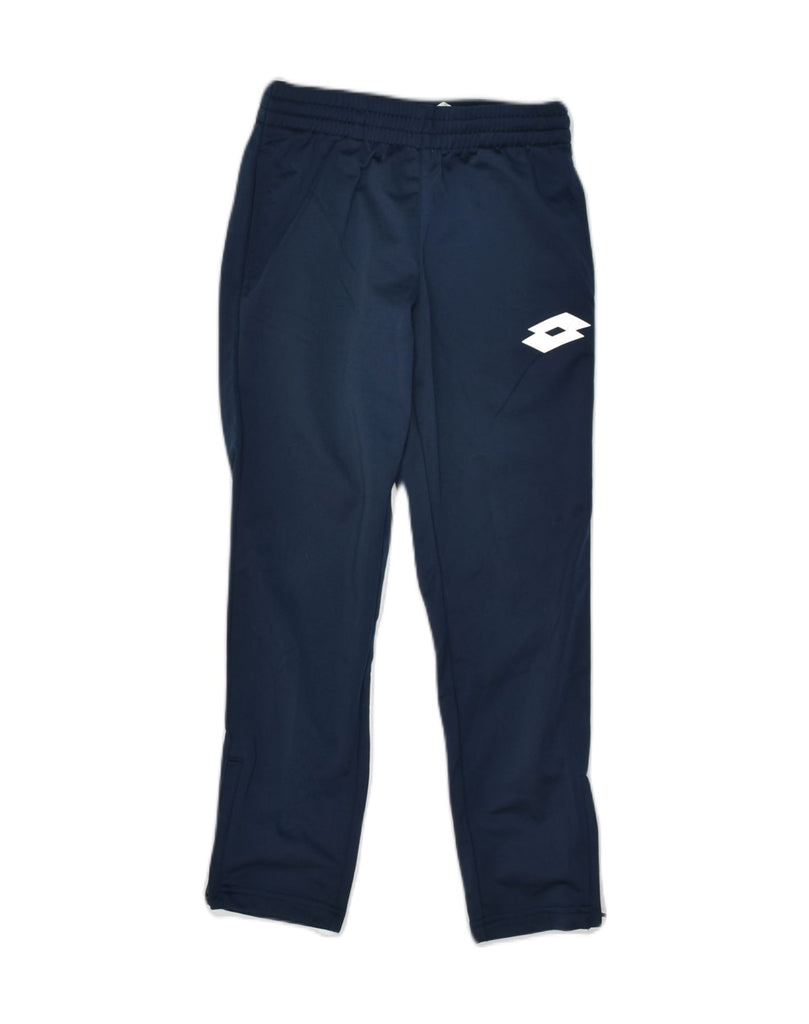 LOTTO Boys Tracksuit Trousers 6-7 Years XS Navy Blue Polyester | Vintage Lotto | Thrift | Second-Hand Lotto | Used Clothing | Messina Hembry 