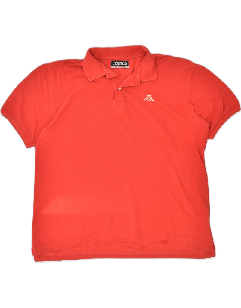 KAPPA Mens Polo Shirt 2XL Red Cotton Classic | Vintage | Thrift | Second-Hand | Used Clothing | Messina Hembry 