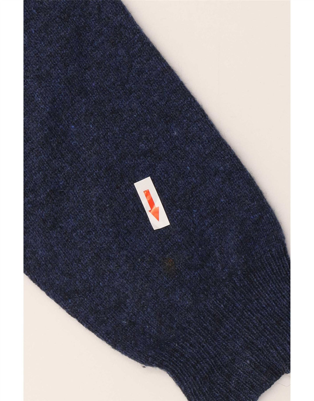 Polo Ralph Lauren Mens V-Neck Jumper Sweater Medium Navy Blue Classic