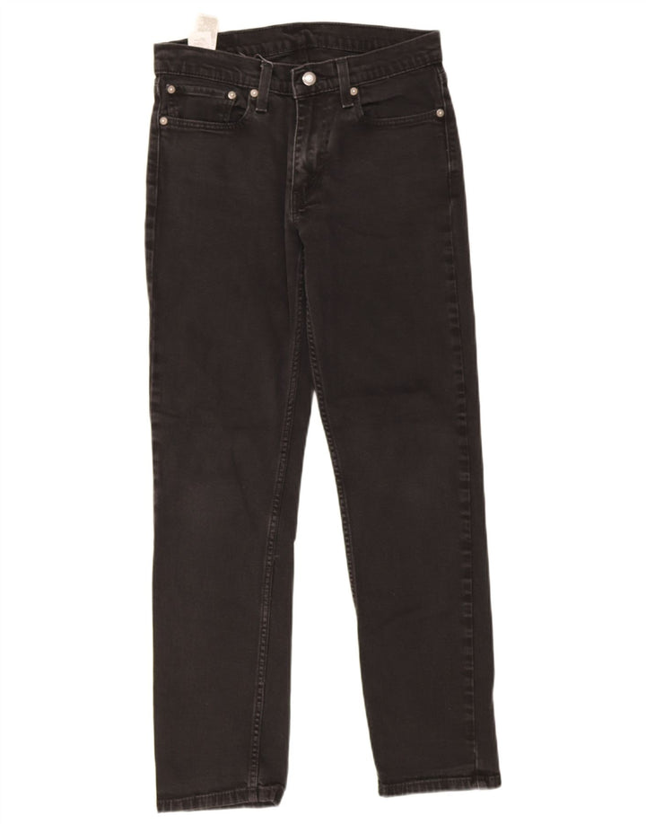 Levi's Mens 511 Slim Jeans W31 L32 Black Cotton
