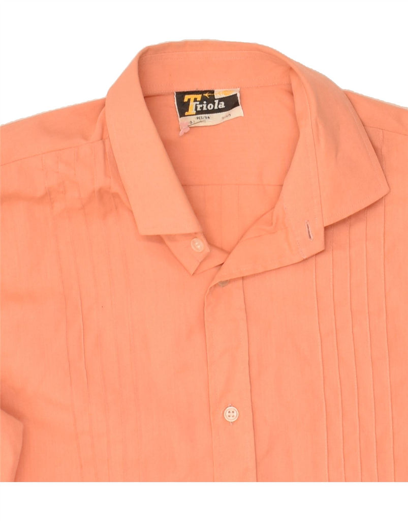 VINTAGE Mens Shirt Medium Orange | Vintage Vintage | Thrift | Second-Hand Vintage | Used Clothing | Messina Hembry 