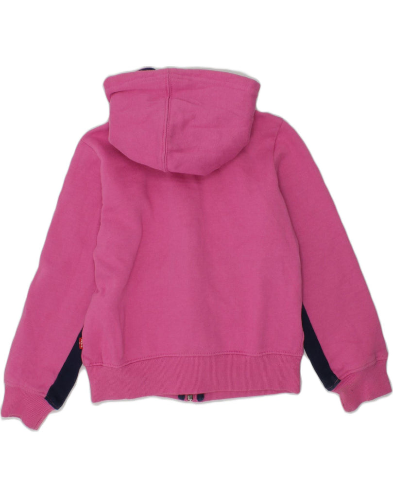 LEVI'S Girls Zip Hoodie Sweater 6-7 Years Large Pink Cotton | Vintage Levi's | Thrift | Second-Hand Levi's | Used Clothing | Messina Hembry 