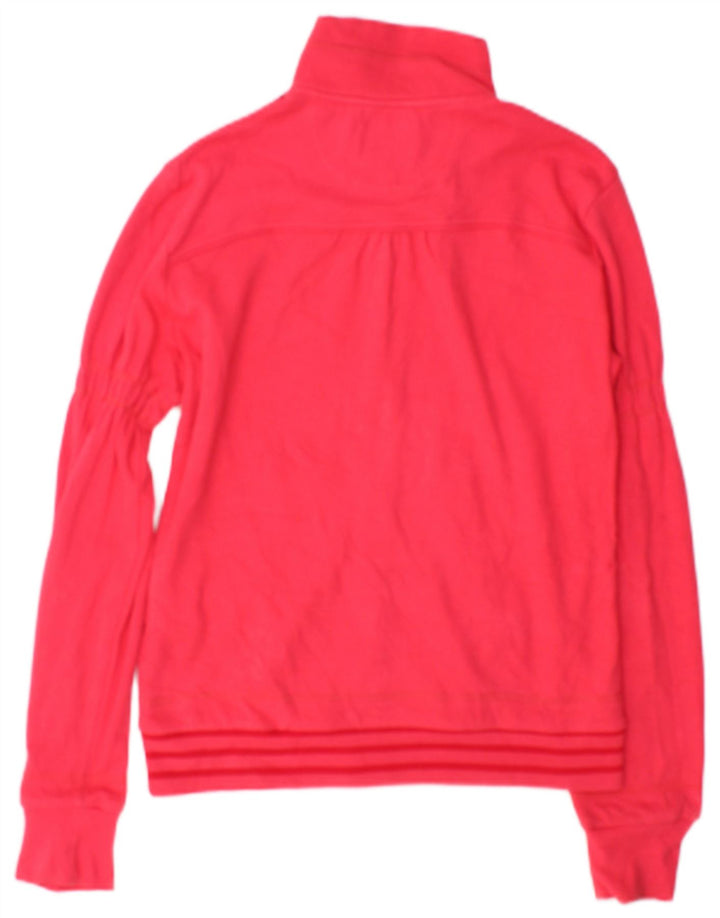 Champion Womens Tracksuit Top Jacket Medium Pink Cotton