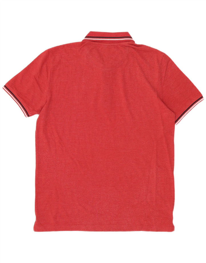 CHAMPION Mens Polo Shirt Small Red