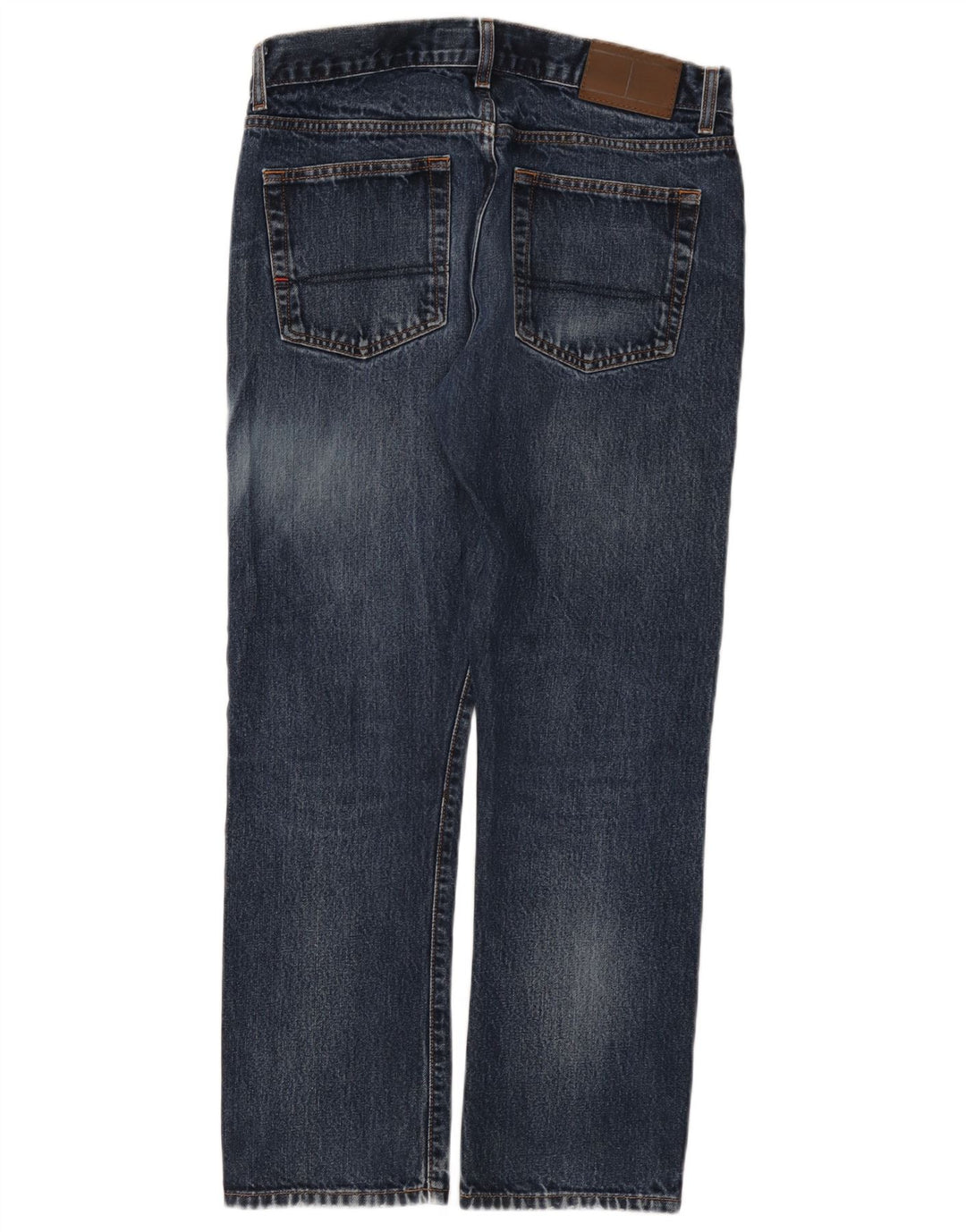 Tommy Hilfiger Mens Straight Jeans W32 L30 Blue Cotton