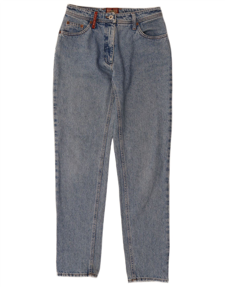 Outsider Womens Tapered Jeans W28 L32 Blue Cotton