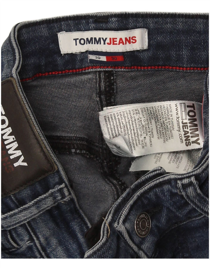 Tommy Hilfiger Mens Slim Jeans W30 L30 Blue Cotton