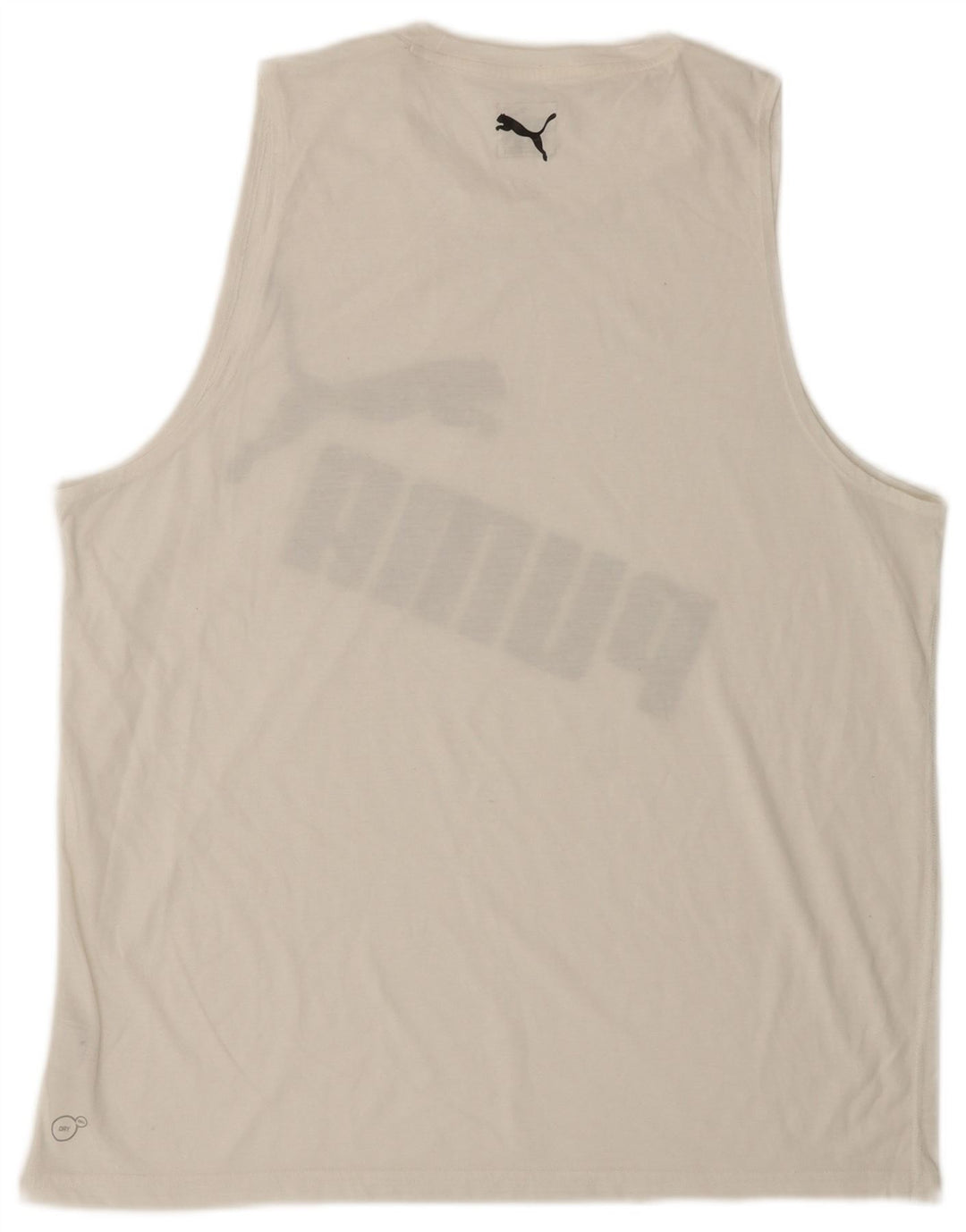 PUMA Mens Graphic Vest Top XL White