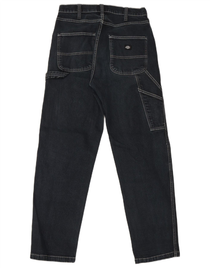 Dickies Mens Cargo Slim Jeans W26 L28 Black Cotton