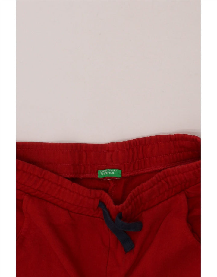 BENETTON Boys Sport Shorts 11-12 Years  Red Vintage Benetton and Second-Hand Benetton from Messina Hembry 