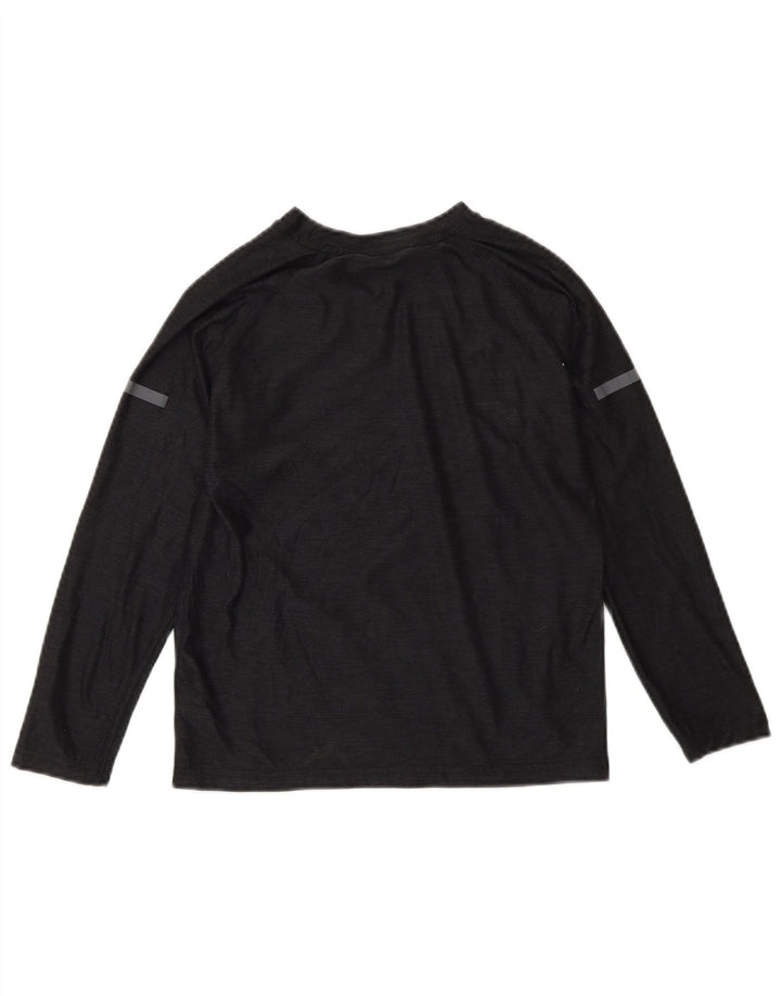 Russell Athletic Boys Dri-Power Top Long Sleeve 6-7 Years Small Black