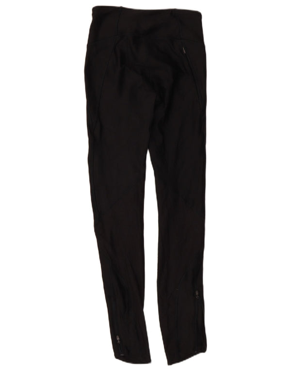 Under Armour Womens Heat Gear Leggings UK 4 XS Black Polyester