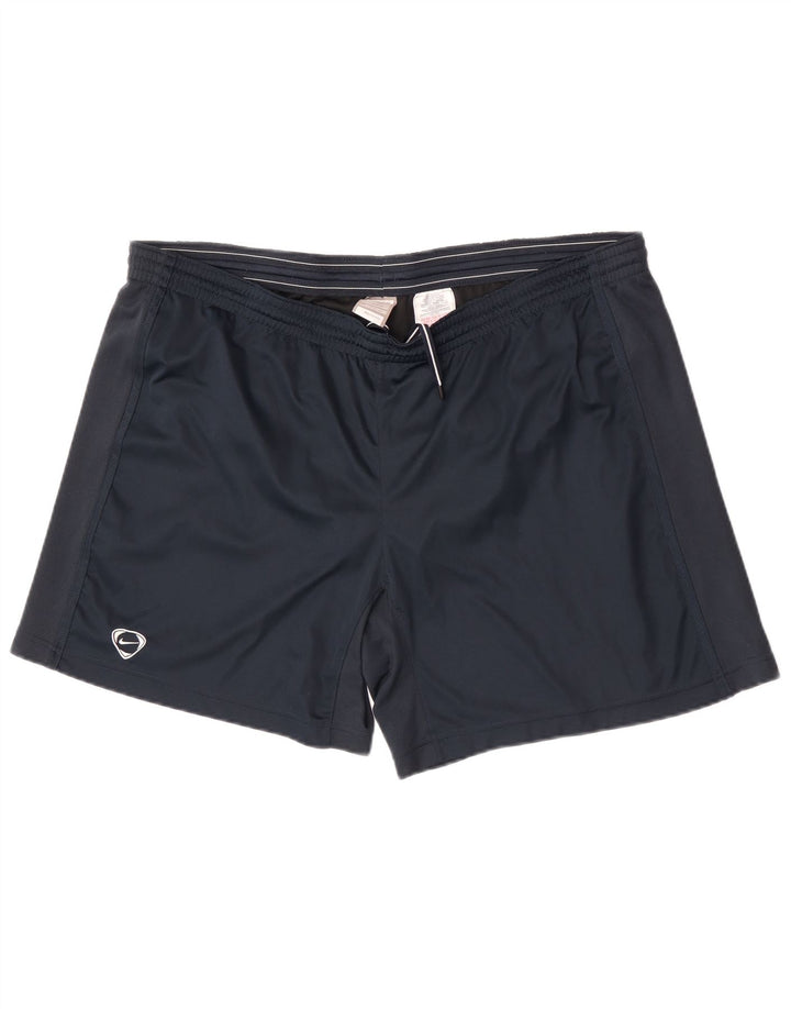 Nike Mens Sport Shorts UK 40/42 2XL Navy Blue Polyester