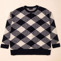 Marks & Spencer Womens Crew Neck Jumper Sweater UK 16 Large Navy Blue