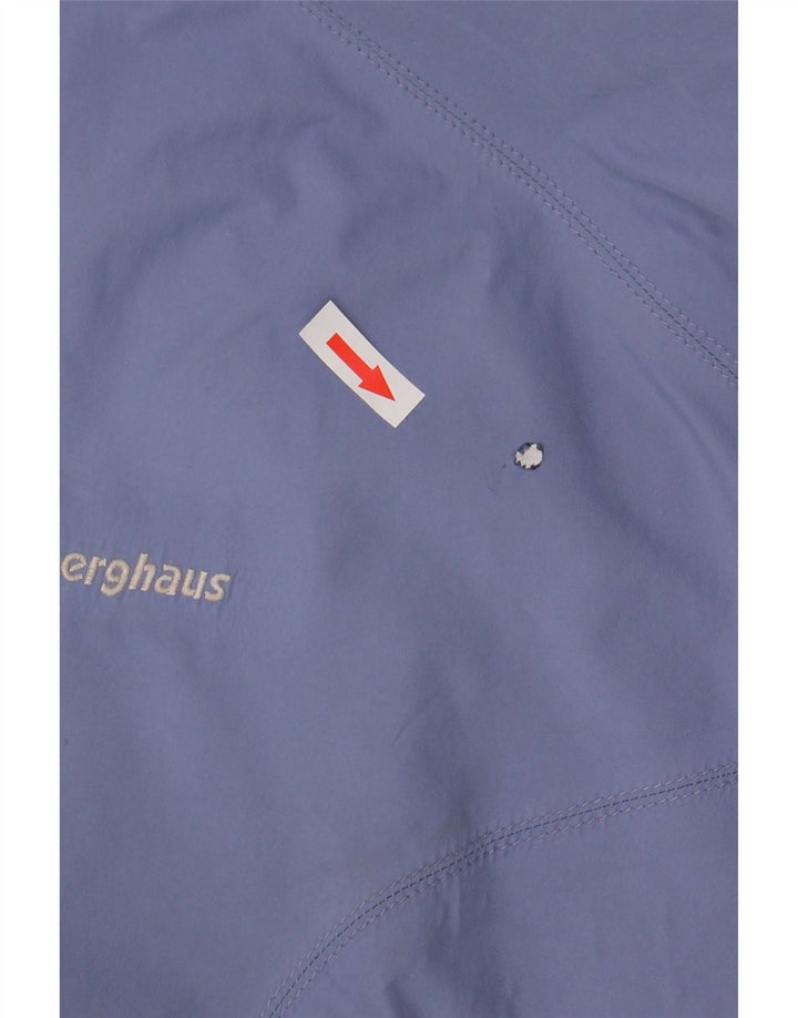 Berghaus Womens Hooded Rain Jacket UK 18 XL Blue
