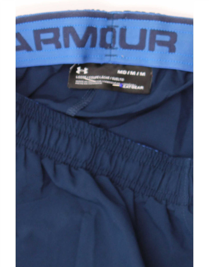 Under Armour Mens Graphic Loose Fit Sport Shorts Medium Navy Blue