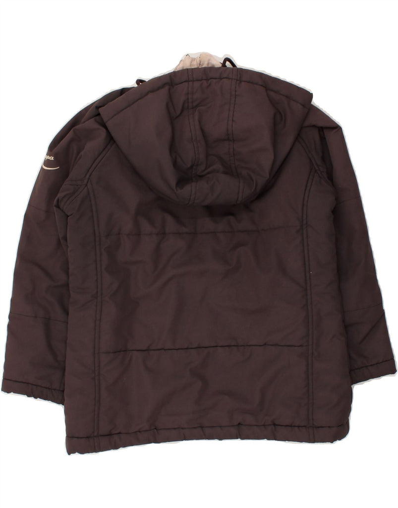 KAPPA Girls Hooded Padded Jacket 9-10 Years large Grey Polyester | Vintage Kappa | Thrift | Second-Hand Kappa | Used Clothing | Messina Hembry 