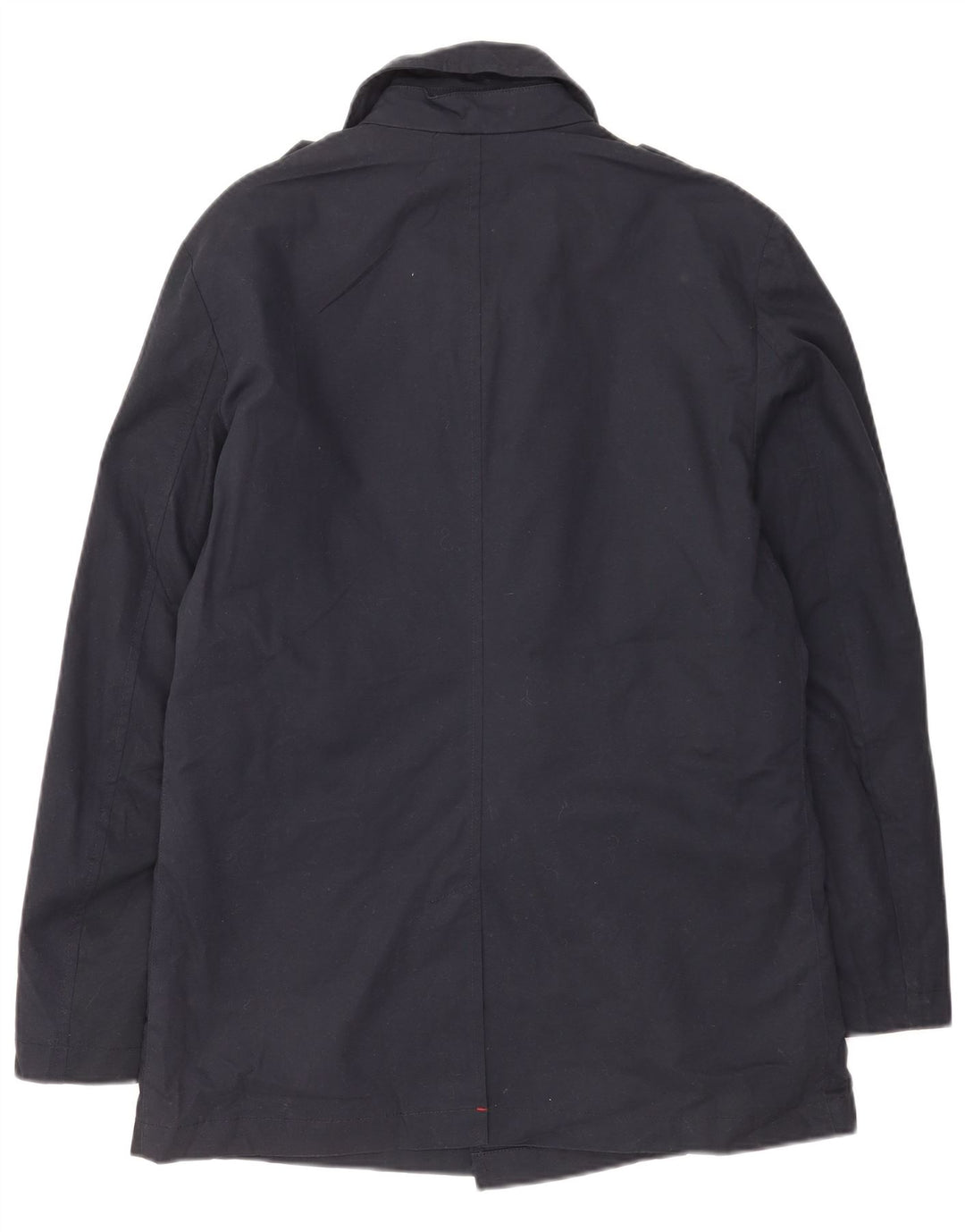Superdry Mens Pea Coat UK 40 Large Navy Blue Cotton