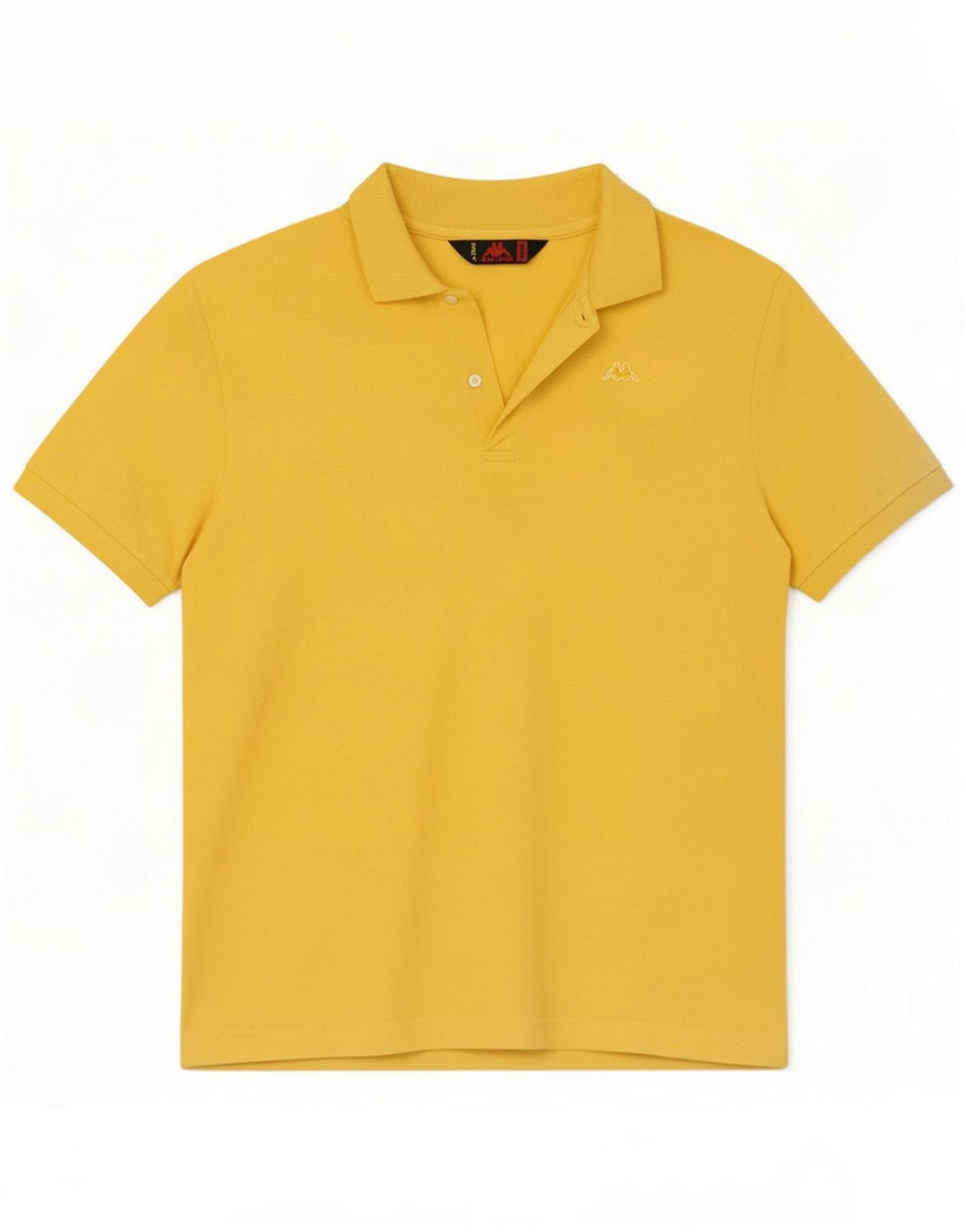Kappa Mens Polo Shirt Medium Yellow Cotton