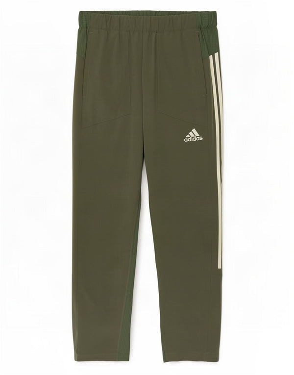 Adidas Mens Tracksuit Trousers Medium Green Polyester