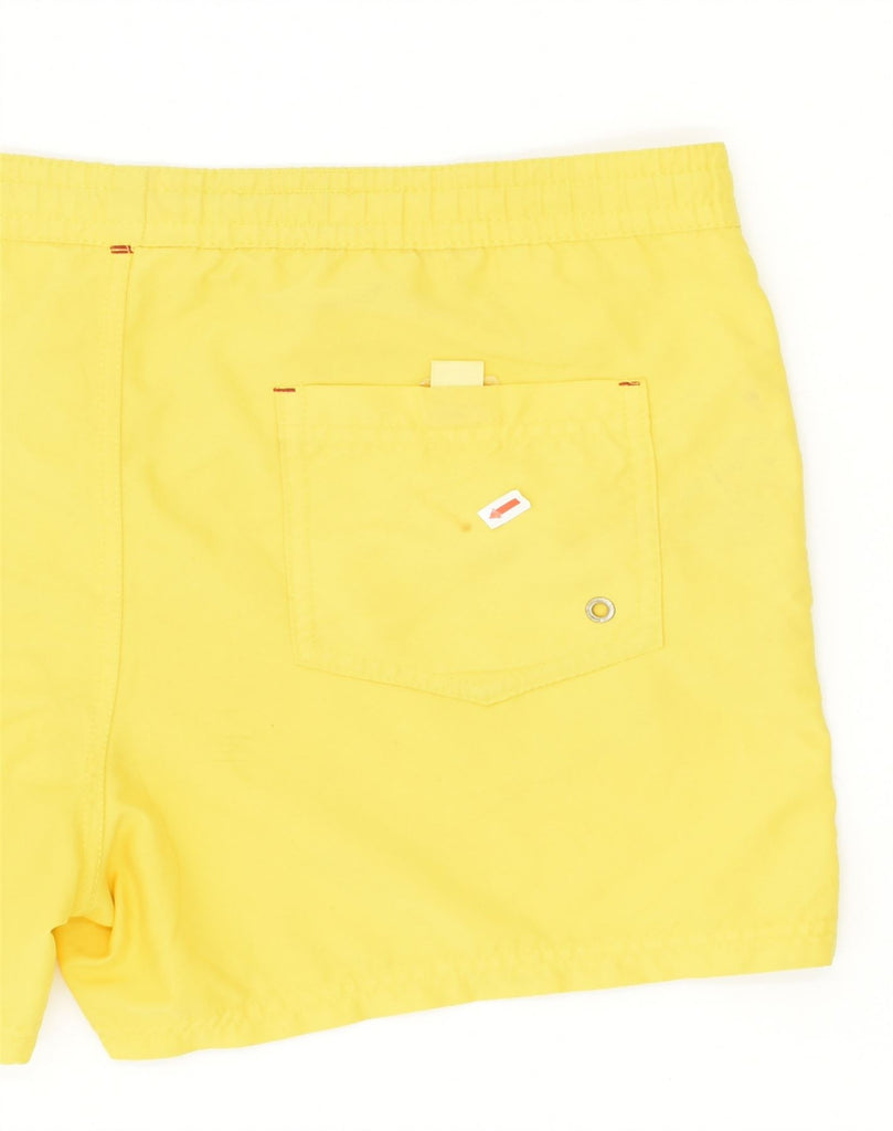 CHAMPION Mens Sport Shorts Medium Yellow Polyester | Vintage Champion | Thrift | Second-Hand Champion | Used Clothing | Messina Hembry 