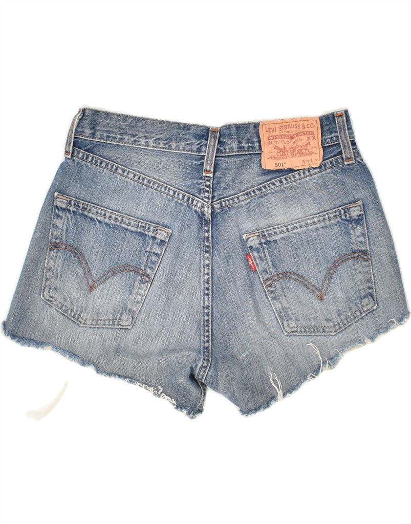 LEVI'S Womens 501 Denim Shorts W29 Medium Blue | Vintage Levi's | Thrift | Second-Hand Levi's | Used Clothing | Messina Hembry 