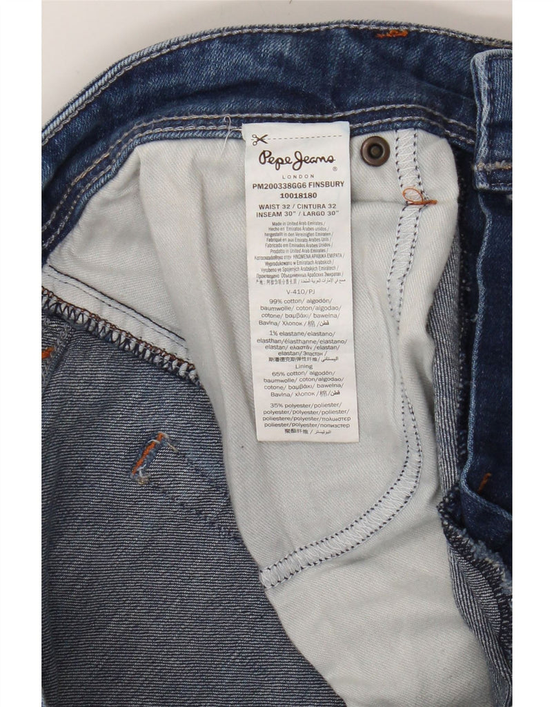 PEPE JEANS Mens Skinny Jeans W32 L27 Blue Cotton Vintage PEPE Jeans and Second-Hand PEPE Jeans from Messina Hembry 