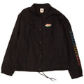 Vans Womens Graphic Rain Jacket UK 14 Medium Black Polyester