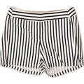 J. CREW Womens Hot Pants US 2 XS W30 White Striped Cotton | Vintage J. Crew | Thrift | Second-Hand J. Crew | Used Clothing | Messina Hembry 