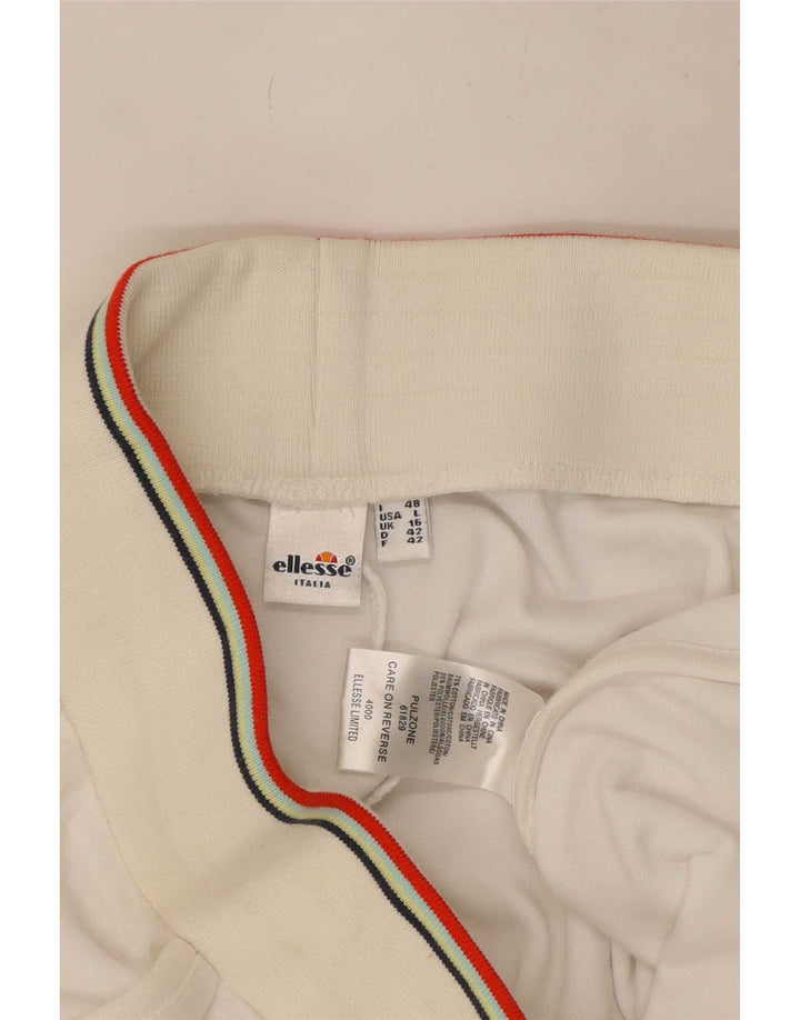 Ellesse Womens Sport Shorts UK 16 Large White Cotton
