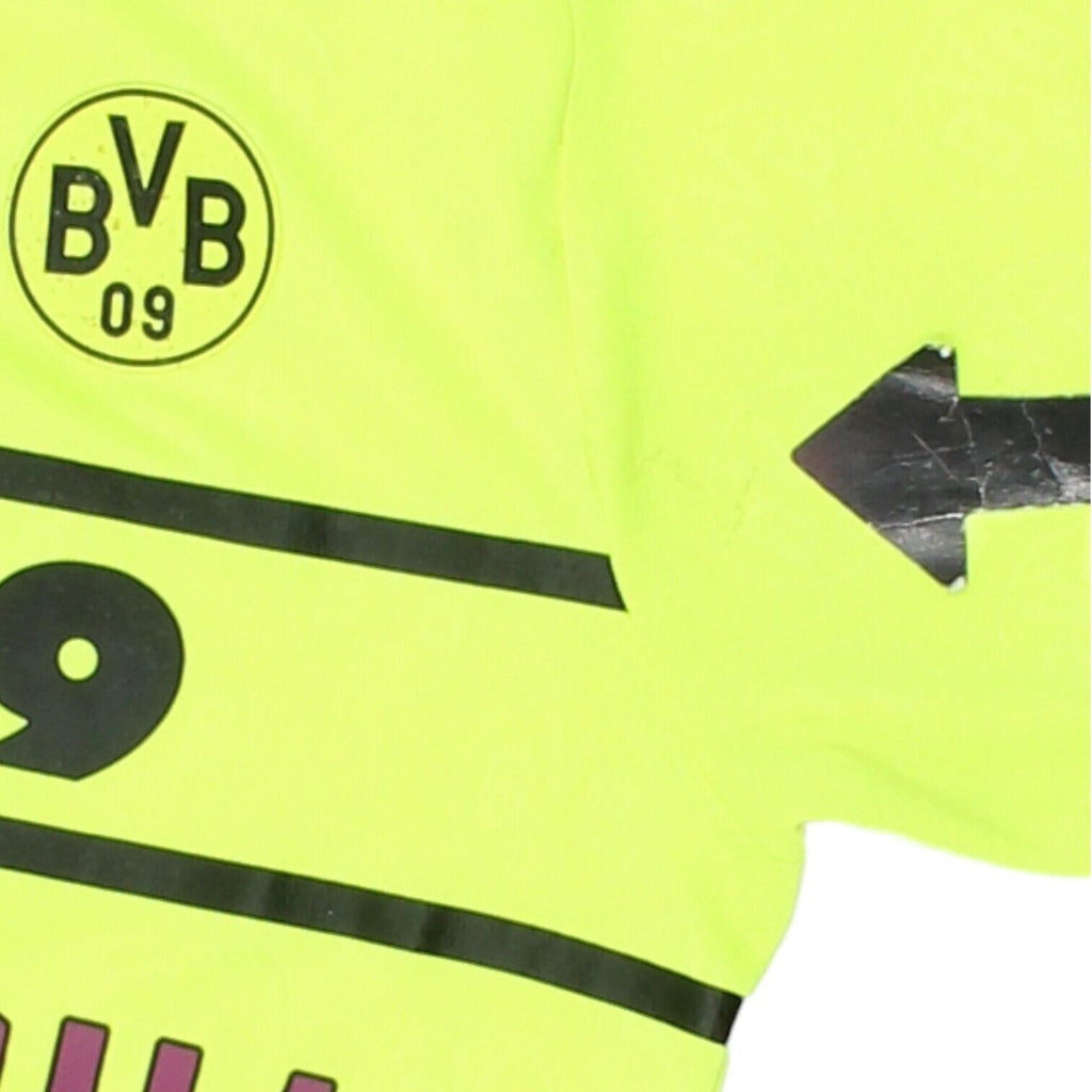 Borussia Dortmund 2021-22 Puma Mens Alternate Home Shirt | Football Sportswear | Vintage Messina Hembry | Thrift | Second-Hand Messina Hembry | Used Clothing | Messina Hembry 