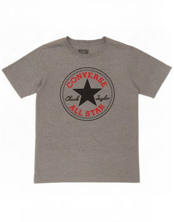Converse Boys Chuck Taylor Graphic T-Shirt Top 10-11 Years Medium Grey