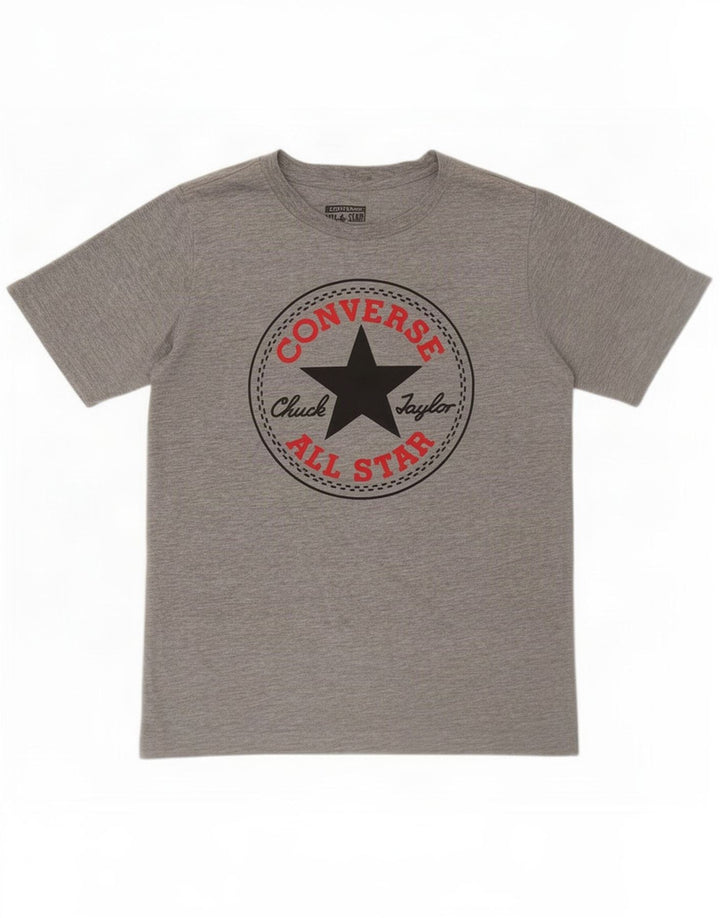 Converse Boys Chuck Taylor Graphic T-Shirt Top 10-11 Years Medium Grey
