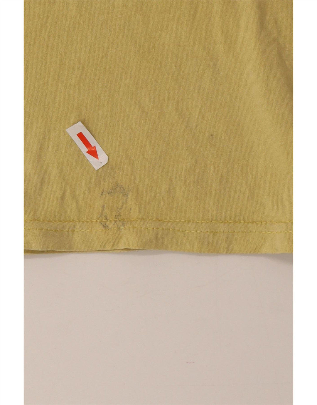 Volcom Mens Graphic T-Shirt Top Medium Yellow Cotton
