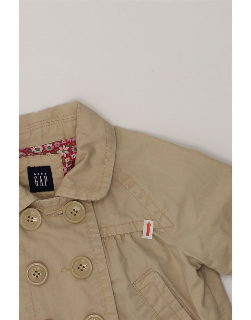 GAP Baby Girls Pea Coat 18-24 Months Beige | Vintage Gap | Thrift | Second-Hand Gap | Used Clothing | Messina Hembry 