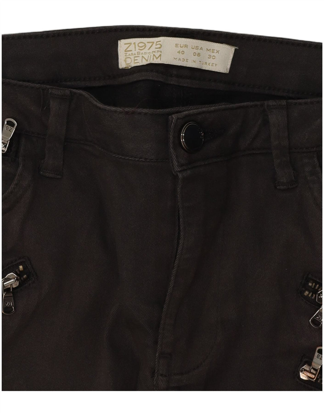Zara Womens Skinny Jeans EU 40 Medium W30 L29 Grey