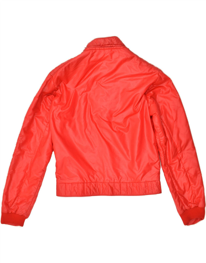 MCGREGOR Womens Bomber Jacket IT 46 Large Red | Vintage McGregor | Thrift | Second-Hand McGregor | Used Clothing | Messina Hembry 