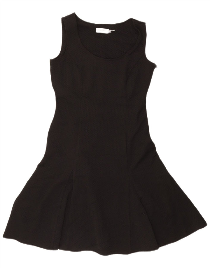 CALVIN KLEIN Womens Sleeveless A-Line Dress US 4 Small Black Polyester