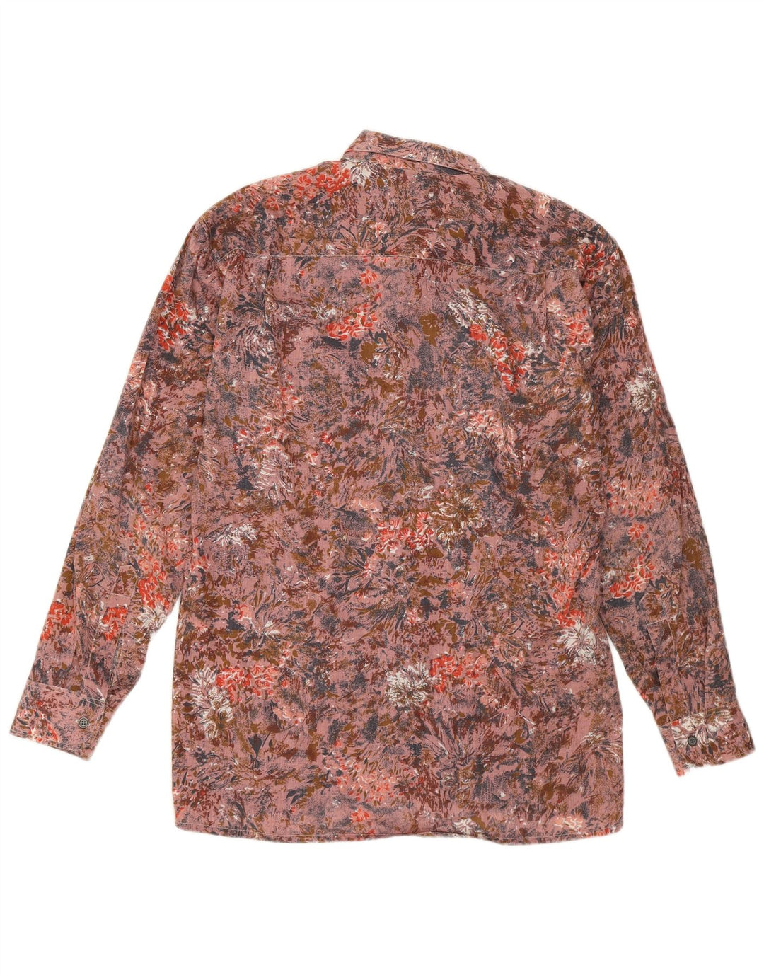 Saucatuck Mens Shirt Size 38 Medium Pink Floral