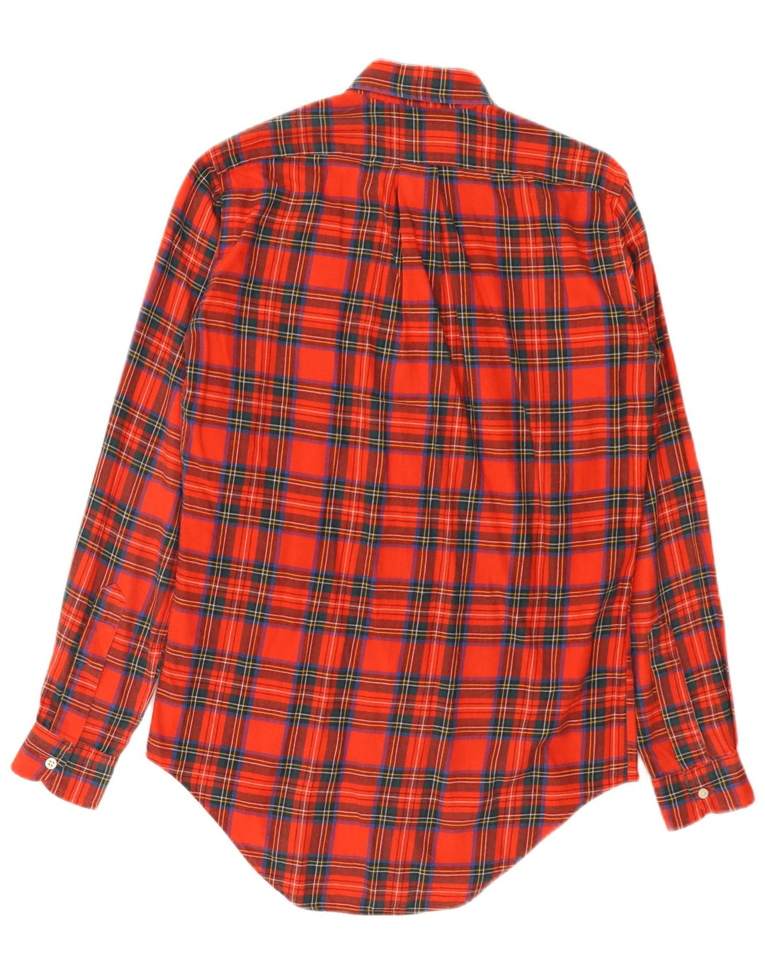 Alberto Aspesi Mens Flannel Shirt XS Red Check Cotton